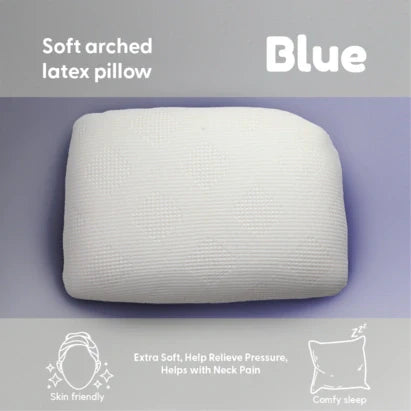 Flat memory foam pillow