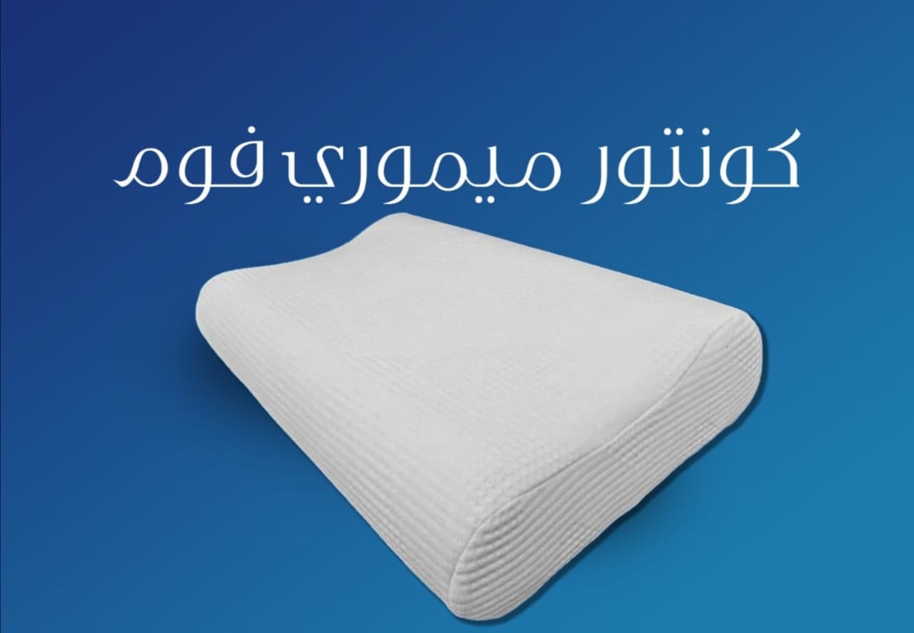 Set of 2 contour Memory Foam Pillow