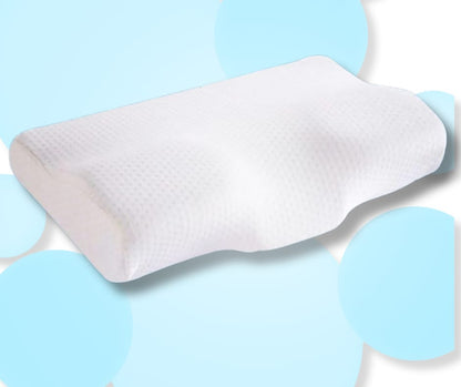 Curvy memory foam pillow