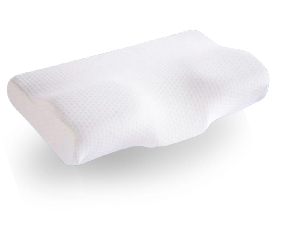 Curvy memory foam pillow